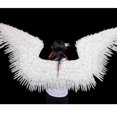 thumbnail image 3 of 50 plumas de colores surtidos para manualidades y disfraces. Blanco, 3 of 5