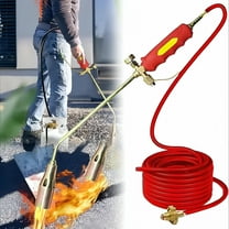 ZEPARO Propane Torch Weed Burner Kit,High Output 1,900,000 BTU Makes Quick Work Of Weeds,16.4ft Hose,for Weeding,Roofing,Melting Ice Snow