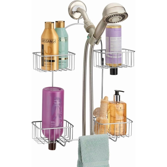 PLUMYHG-iDesign Classico Shower Caddy, Chrome