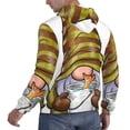 thumbnail image 6 of Wukai Fishing Gnome Fisherman Print Men Hoodies Fleece Sweatshirts Long Sleeve Sweaters Pullover Fall Outfits Winter Clothes-3X-Large, 6 of 7