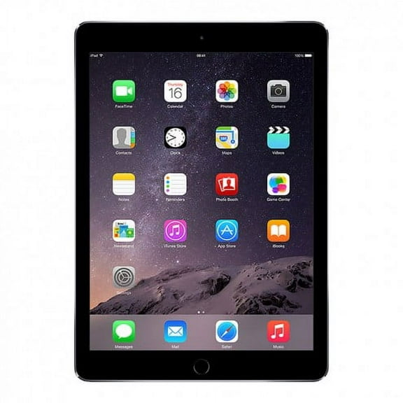 Restored iPad Air 2 Space Gray WiFI Cellular 16GB (MH2U2LL/A)(2014) (Refurbished)