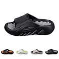 thumbnail image 4 of Otqutp Mens Sport Sandals Closed Toe Cutout Design Slip-On Shoes Casual Summer Lightweight Pool Shower Beach Slippers, 4 of 4