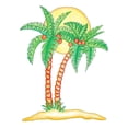 thumbnail image 2 of Screen Door Saver - Screen Magnets - Keep People and Pets from Running Into Screen Doors & Patch Small Holes with Screen Door Magnets - Made in USA - Palm Tree - Pack of 2 (1 pair), 2 of 6