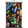 thumbnail image 3 of Star Wars: The Clone Wars - Grid Wall Poster with Wooden Magnetic Frame, 22.375" x 34", 3 of 3