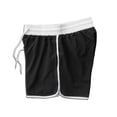 thumbnail image 6 of Mens 3 Inch Swim Short Swim Trunks Quick Dry Beach Board Shorts 80s 90s Summer Vintage Swimwear Swimming Suits Black, 6 of 9