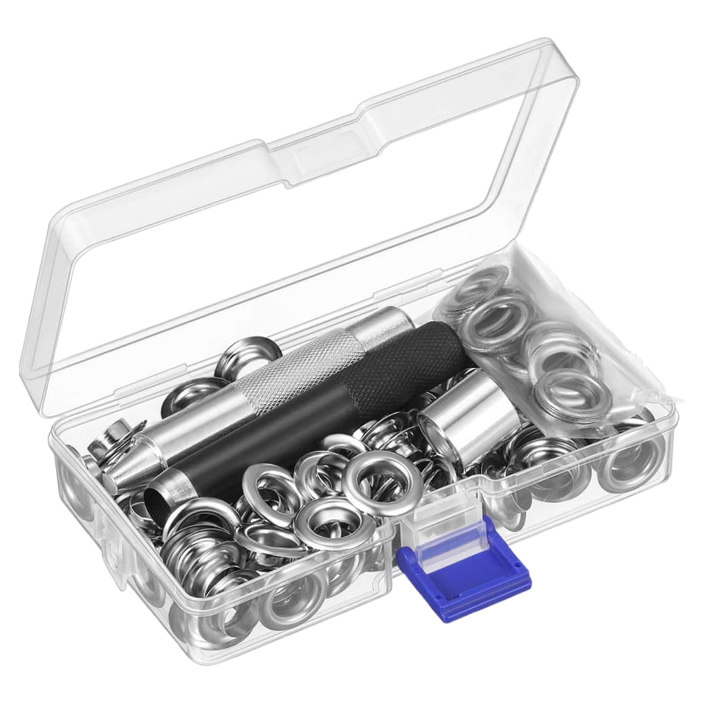 FRCOLOR 1 Set Grommets and Eyelets Punch Tools for Curtains Clothing Tarps 12MM Inner Diameter Hole Punch Supplies