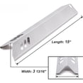 thumbnail image 3 of tamizeot 4pcs Durable Stainless Steel Burner Cover For All Outdoor BBQ Grills Replacement HeatingShield, 3 of 6