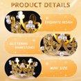 thumbnail image 3 of Decoración de pastel de corona Pearl Crown decoración de pastel de cumpleaños plug in, 3 of 7