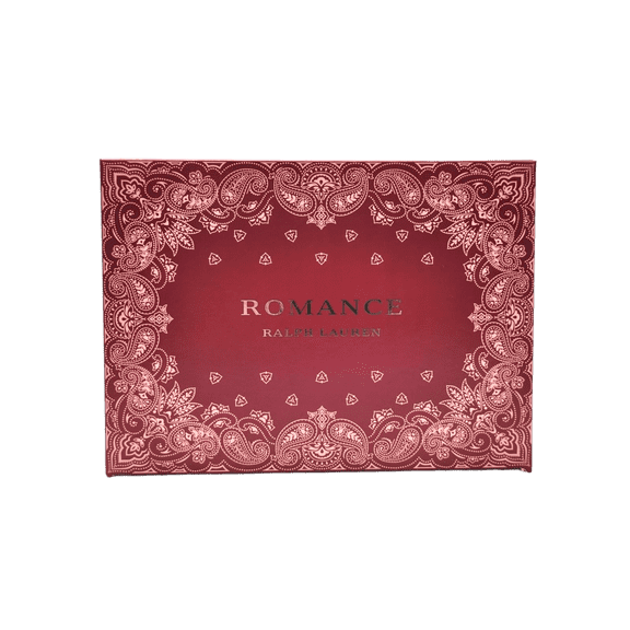 Ralph Lauren Romance for Women 3-PC Set: 1.7 oz Eau de Parfum Spray 2.5 oz Body Lotion Travel Bag