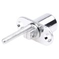 thumbnail image 1 of 2pcs 19mm Cylinder Head Diameter Silver Tone Metal Drawer Plunger Lock with 2 Keys, 1 of 3
