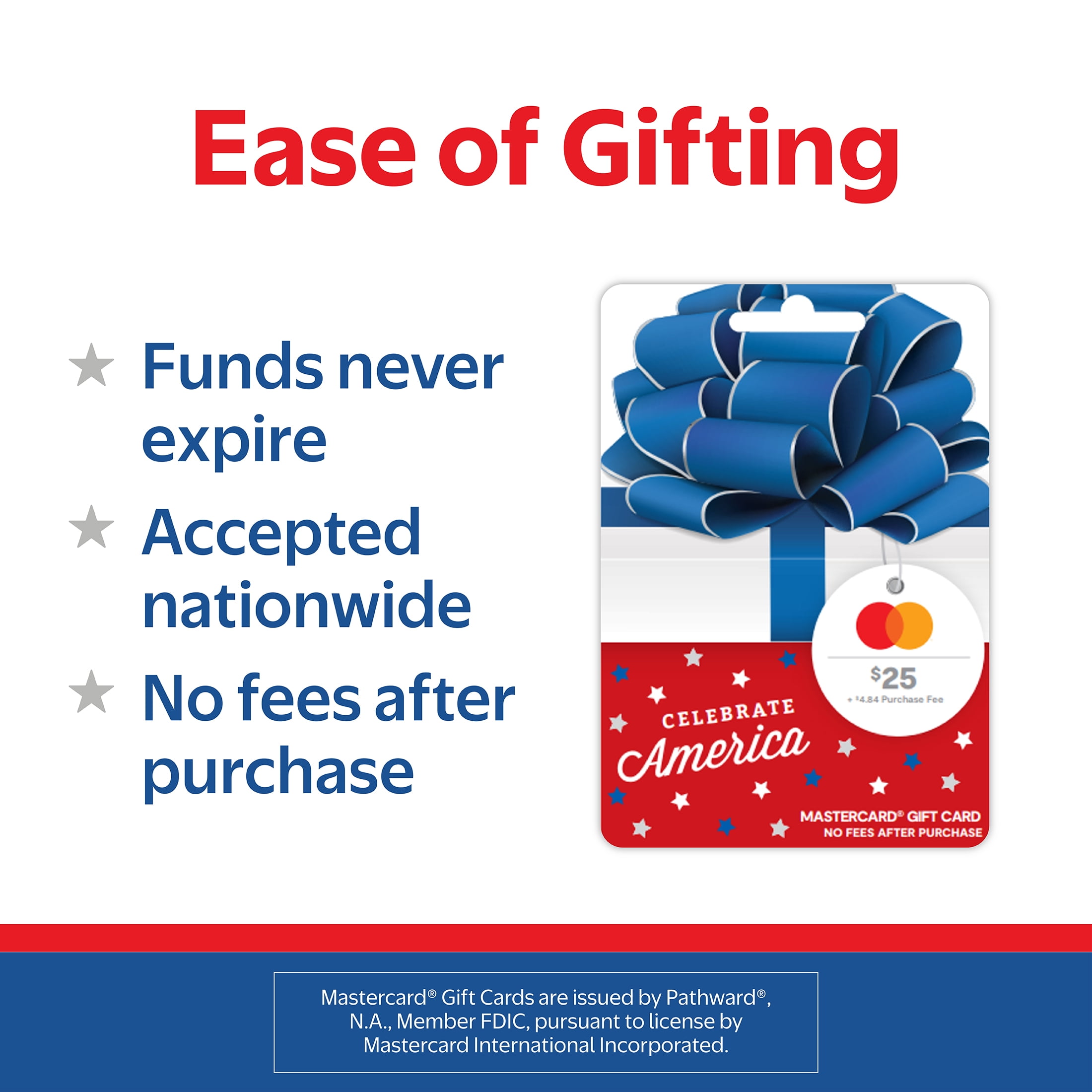 Mastercard® $25 USA Fluffy Gift Card (plus $4.84 Purchase Fee)