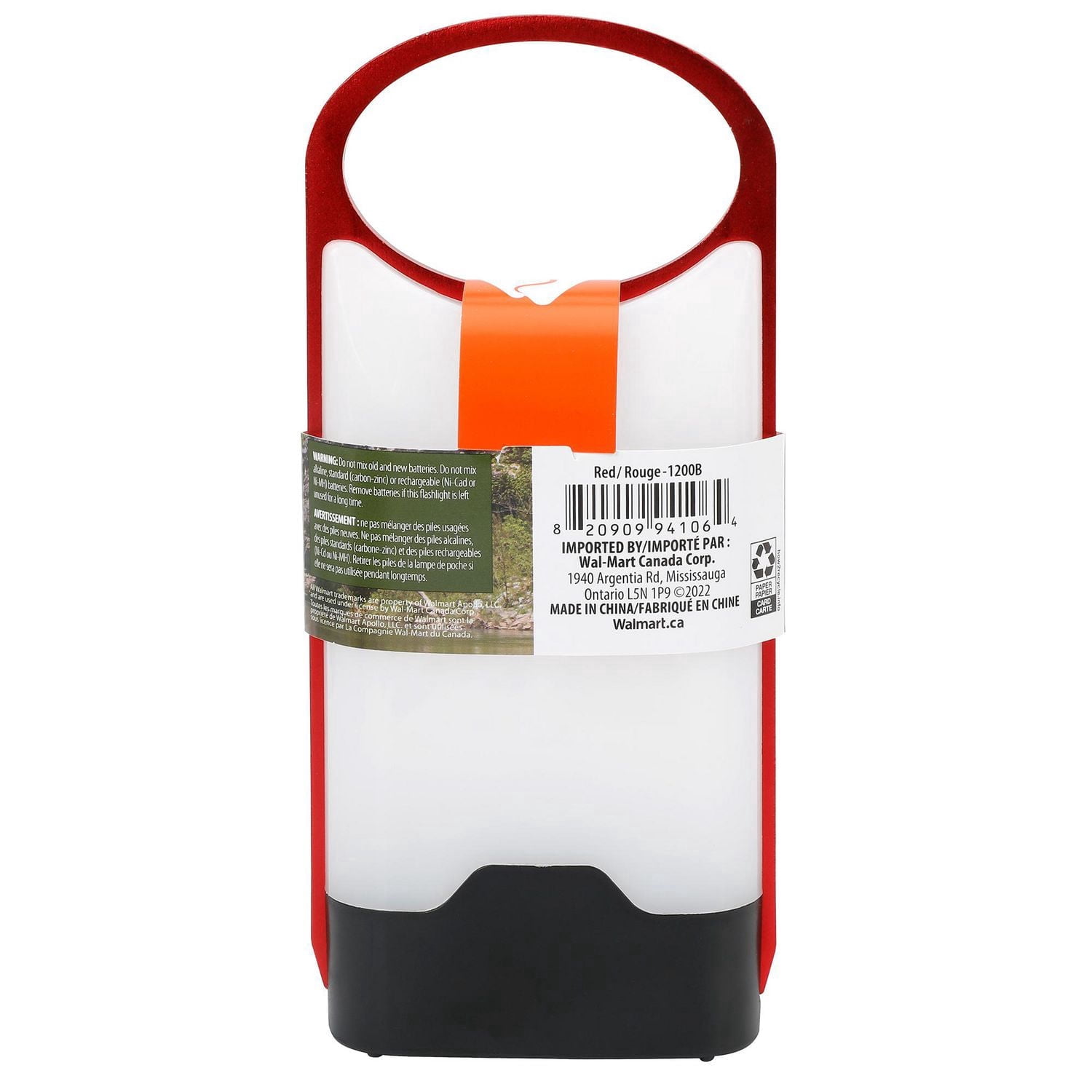 Ozark Trail 160 Lumen LED Aluminum Thin Frame Battery Lanterns Red
