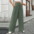 thumbnail image 4 of KyCheLot Womens Wide Leg Lounge Pants Comfy Ribbed Knit Loose Soft Casual Pants with Pockets Winter Fall, 4 of 7