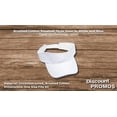 thumbnail image 4 of 10 Brushed Cotton Sandwich Visors Set - Unconstructed, Velcro closure - White Blue, 4 of 5