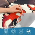 thumbnail image 4 of Red Raccoon and Face Valance Curtains 54"x18" Rod Pocket for Kitchen Living Room Windows Farmhouse Decor, 4 of 6