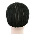 thumbnail image 2 of 1 pieza más fácil de coser trenzas de cornrow negras gorras de peluca de ganchillo gorras de peluca de red de cúpula de costura elástica para hacer pelucas trenzadas - talla S, 2 of 4