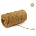 thumbnail image 4 of 2 mm DIY Textiles Maison Corde en Lin Coton Multicolore Artisan Corde Torsadée Macramé (Bleu Foncé), 4 of 7