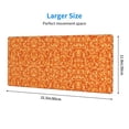 thumbnail image 4 of Disketp Gaming Mouse Pad Orange Glitter Pattern Large Mouse Mat Long Extended Desk Pad Non-Slip Rubber Mice Pads Stitched Edges Thin Pad (11.8x31.5 Inch), 4 of 8