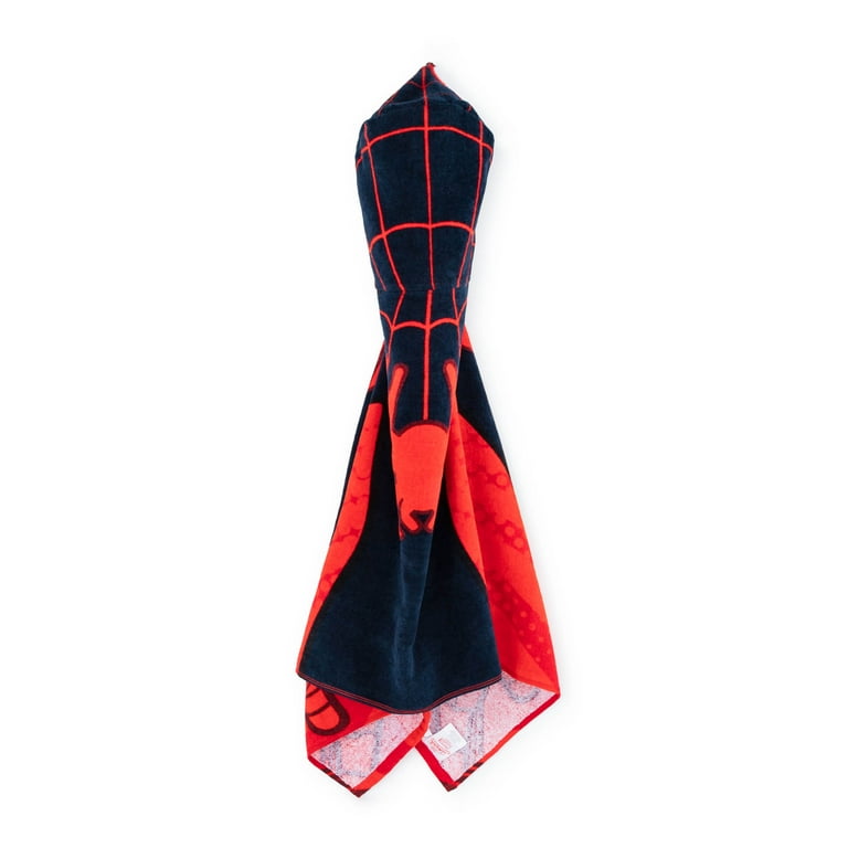 Miles Morales Kids Cotton Hooded Towel, Spider-Man - Walmart.com