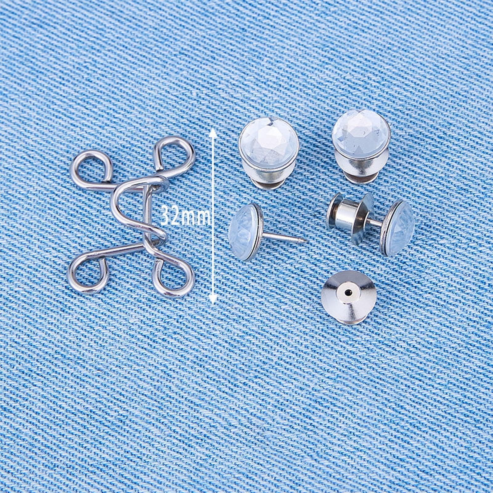 PhoneSoap Pant Waist Tightener Instant Jean Buttons For Loose Jeans