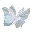thumbnail image 2 of GUOOL Artificial Butterfly Decoration Crafts DIY Photo Props for Wedding Home Wall White, 2 of 9