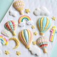 thumbnail image 5 of Hot Air Balloon Pattern Fondant Cake Decorative Baking Silicone DIY Mold (50-616), 5 of 5