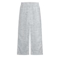 thumbnail image 3 of FINALGANG Girls Casual Pants Kids Solid Color Wide Leg Sweatpants Elastic Waistband Loose Fit Trousers For Daily Outdoor Activities Gray 13-14 Years, 3 of 5