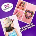 thumbnail image 6 of Adeweave 1000 Assorted Pom Poms– Multicolored Craft pompoms for DIY, 6 of 7