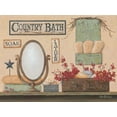 thumbnail image 4 of Gango Home Decor Country-Rustic Hot Bath & Country Bath; Two 16x12in Art Prints in Brown Frames, 4 of 6