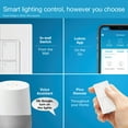 thumbnail image 4 of Lutron Caseta Wireless Smart Lighting Switch for All Bulb Types or Fans, White, 4 of 11
