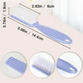 thumbnail image 3 of Nail Brush for Cleaning Fingernails, Nail Brush Handle Grip Cleaning Brush for Nail and Toenail Foot, Nail Dust Brush Manicure Pedicure Tools Scrubbing Brush Women Men Home Salon (6 Pack), 3 of 5