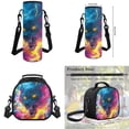 thumbnail image 7 of Uorisanigo Galaxy Wolf Backpack for School 4 in 1 Set, Large Capacity Back to School Bag Insulated Lunch Box Pencil Bag Water Bottle Sleeve Gift for Girls Boys Teens, 7 of 7