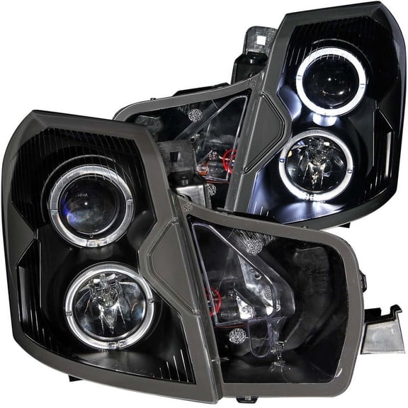 ANZO USA 121415 Projector Headlight Set w/Halo Fits select: 2006-2007 CADILLAC CTS-V, 2003-2005 CADILLAC CTS