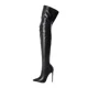 thumbnail image 5 of Botas de tacón alto de 11cm para mujer, botas por encima de la rodilla, 34-43 talla grande, cremallera trasera, moda, personalidad, 5 of 5