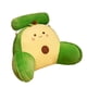 thumbnail image 5 of Almohada de descanso para la cintura, almohada suave para descansar en cama, almohada de lectura desmontable con brazos de felpa Aguacate, 5 of 9