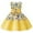Yellow, variant on Summer Savings Clearance! Edvintorg 2-10Years dress for kids girl summer Toddler Girls Net Yarn Flowers Print Bow Ruffles Birthday Party Gown Long Dresses