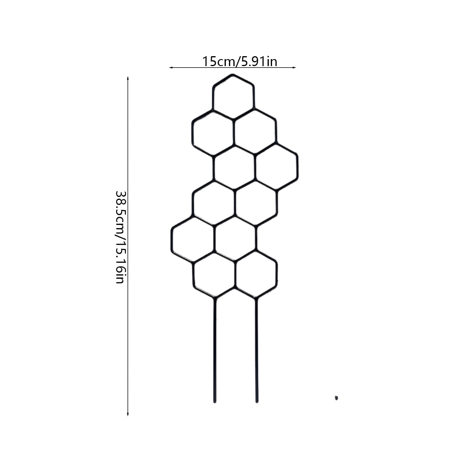 24pcs Indoor Plant Trellis for Climbing Plants, Small Garden Trellis for Potted Plant Support Outdoor, Small Houseplant Metal Wire Trellis for Vine Ivy