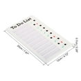 thumbnail image 2 of Uxcell Checklist Board Set, 4Pcs Plastic Memo Chore Chart Task Schedule with Blank Cardstock Pen , White, 2 of 6