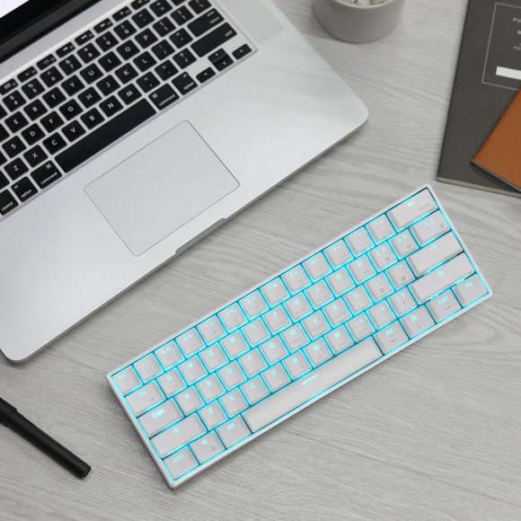 RK ROYAL KLUDGE RK61 Wireless Mechanical Keyboard with RGB Backlit and Programmable Software