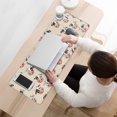 thumbnail image 3 of Long Mouse Pads for Desk,Beige Cow Head Pattern Desk Mats on Top Of Desks, Desk Mouse Pad Extra Large with 3mm Non-Slip Base and Stitched Edge for Gaming,Office,Work,Home 31.5"x11.8", 3 of 6