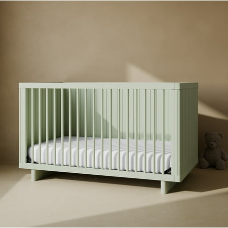 Art of Nursery by Storkcraft Kyoto Deluxe Convertible Crib with Bonus Toddler Guardrail, Sage