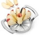 thumbnail image 1 of Rebanador de manzanas, versión mejorada con 12 cuchillas, extra grande, de acero inoxidable, ultra afilado, deshuesador y divisor para manzanas de hasta 4 pulgadas (actualizado en plata), 1 of 6