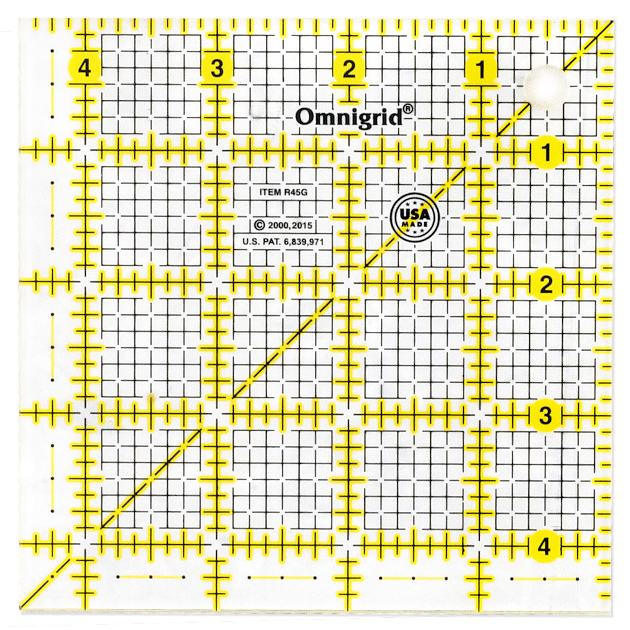 Omnigrid Square Quilting Ruler Value Pack (2-1/2", 4-1/2", 6-1/2", 9-1/2")