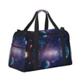 thumbnail image 2 of Easygdp Planets Stars And Galaxies1 Bolsa de Gimnasio, Bolsa de Viaje Duffel, Bolsa de Fin de Semana con Compartimentos, Bolsa de Mano para Noche, 2 of 7