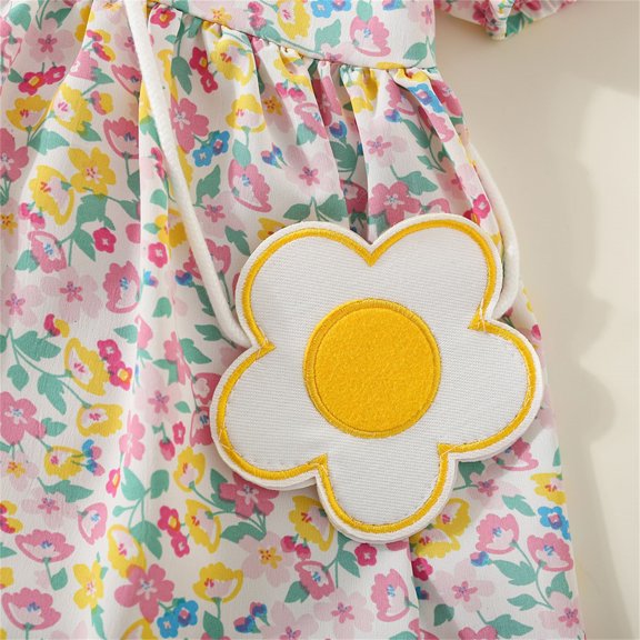 Vedolay Little Girl Dresses Girls Flower Dresses Pageant Party Prom Easter Ball Gown Dresses,Pink 6-12 Months