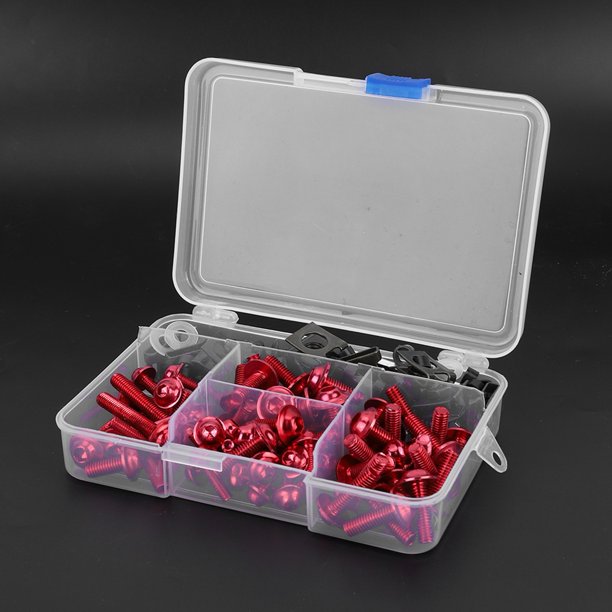 Kit de Pernos de Carenado Para Tornillos de Motocicleta M5 M6 Ajuste Universal para Accesorios de Bicicletas Deportivas