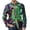 Green, variant on Mens Halloween Corduroy Blazer Jacket Gothic Creepy Giant Mixed Halloween Silhouette Lapel Soft Corduroy Daily Halloween Festival Outerwear Light Blue 2XL
