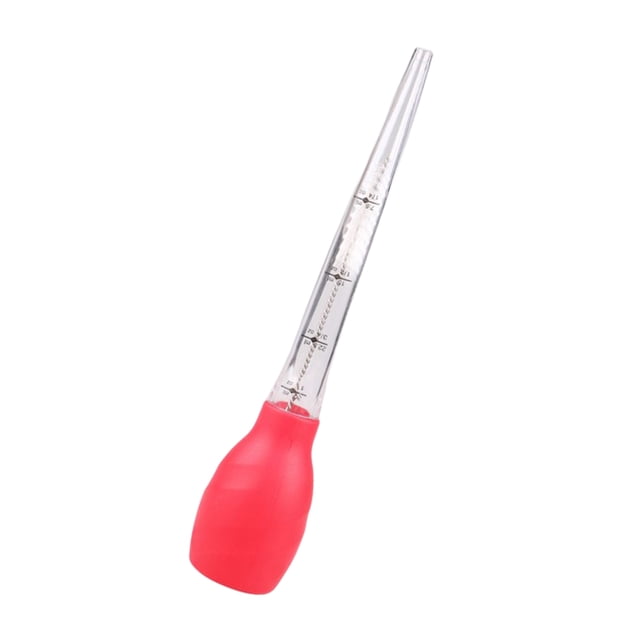 Bewildely Cuentagotas de aceite para baster de pavo, utensilios de cocina para el hogar, barbacoa, inyector de condimentos, accesorio de cocina, Cocina y Comedor No.2