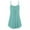 Mint Green, variant on YanHoo Women's Casual Dresses Spaghetti Strap Sling Vest Dress Buttons V Neck Loose Tunic Dress