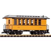Piko G Scale 38600 D&RGW Wood Coach 334, Yellow